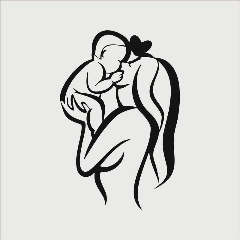 Mama Panel Mama – obraz ażurowy z drewna | Pilif