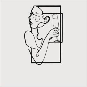 obraz ażurowy z drewna – dekoracja ścienna