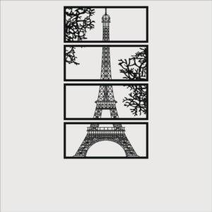 obraz ażurowy z drewna – dekoracja ścienna