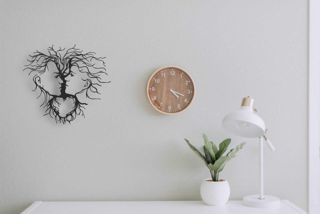 Styl boho – obraz ażurowy z drewna