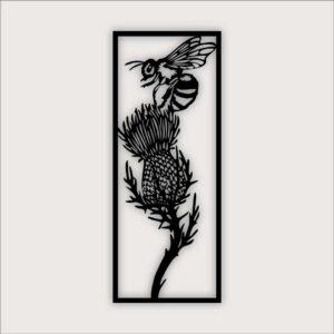 Pszczoła na kwiatku W0265