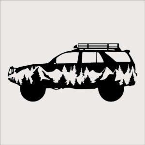 Samochód i góry W0312