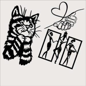 obraz ażurowy z drewna – dekoracja ścienna