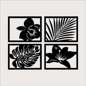 Kwiaty i liście W0314