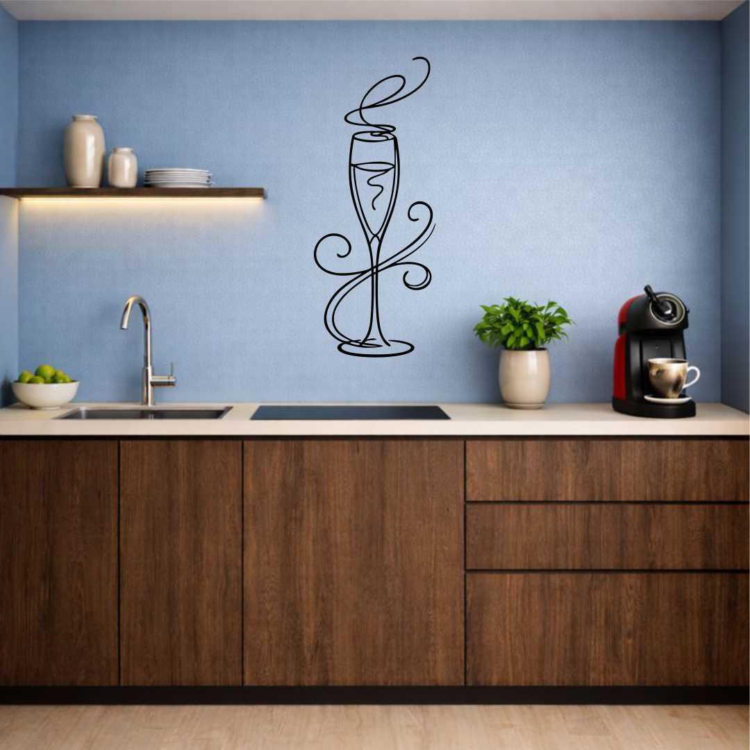 laserowo wycinany obraz z drewna