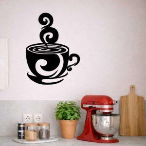 dekoracja ścienna do kuchni – obraz ażurowy z drewna