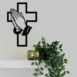 Obraz ażurowy Modlitwa przy Krzyżu