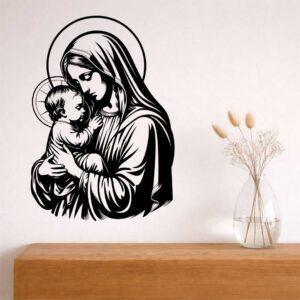 Obraz ażurowy Maryja z Dzieciątkiem Jezus