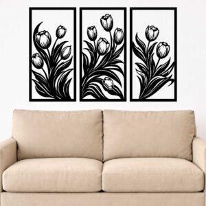 tulipany obraz ażurowy